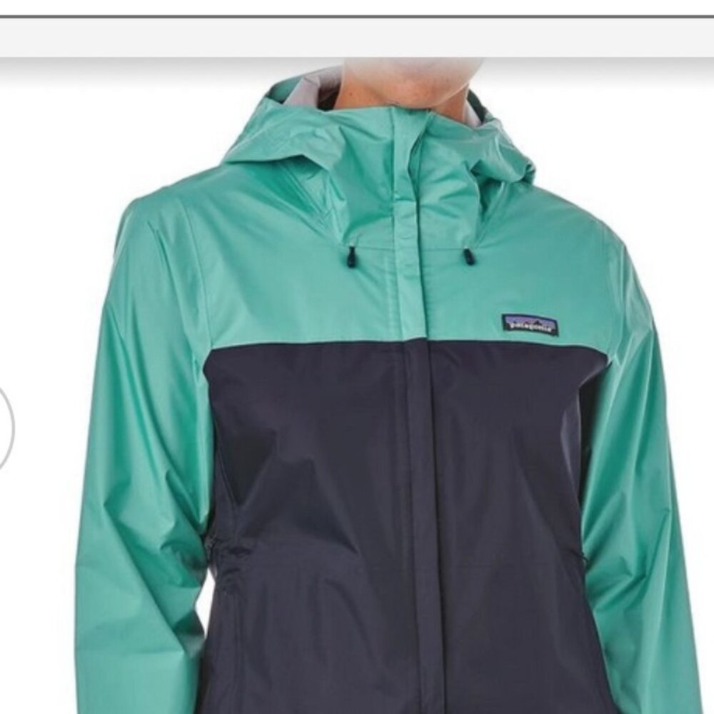 Raincoat Patagonia Women's Torrentshell Jacket Navy Blue Strait Blue XS